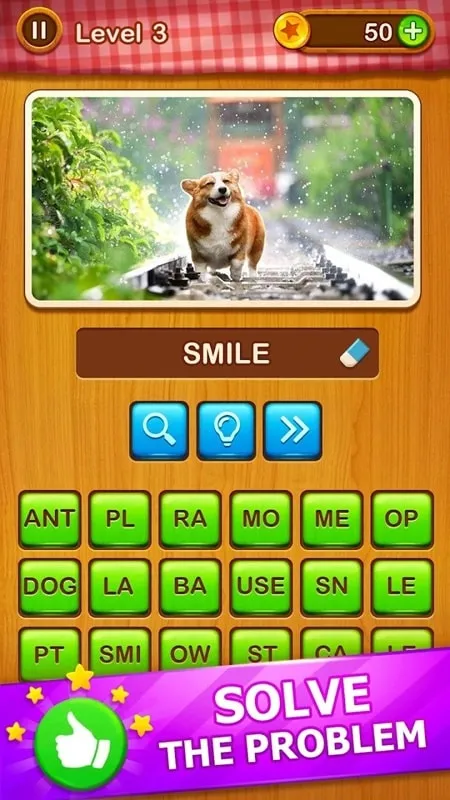 Hình ảnh màn hình chọn level trong game 1 Pic Word Parts.