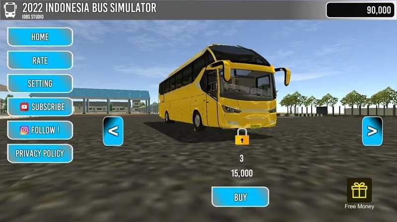 Berhasil menyelesaikan rute dan mendapatkan reward di game 2024 Indonesia Bus Simulator.