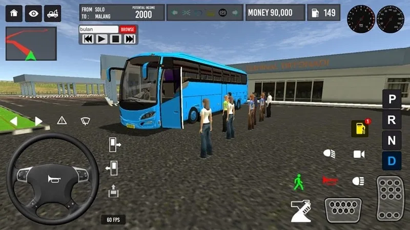 Menjelajahi lanskap dan rute menantang di Indonesia dalam game 2024 Indonesia Bus Simulator.