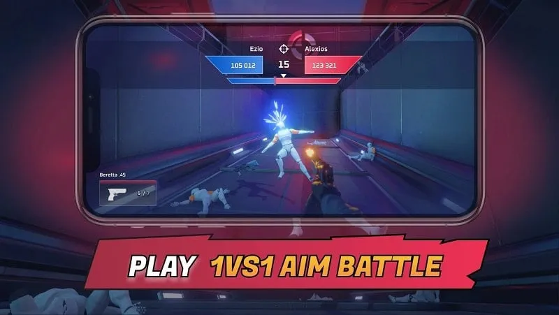 A screenshot of the 3D Aim Trainer game interface.