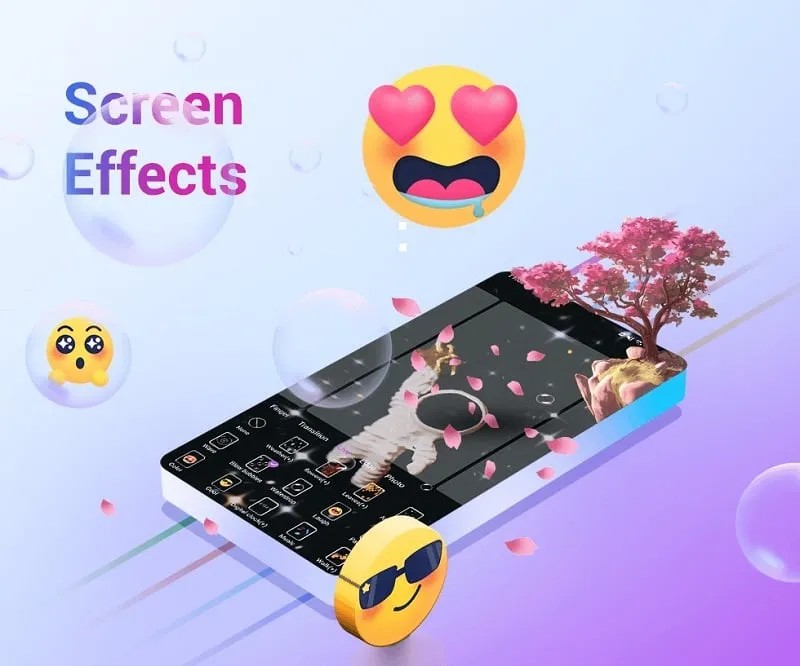 Destacando o recurso de limpeza de memória do Mod 3D Effect Launcher Live Effect