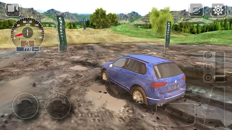 Diverse landscapes and weather conditions featured in the 4x4 Off Road Rally 8 mod.