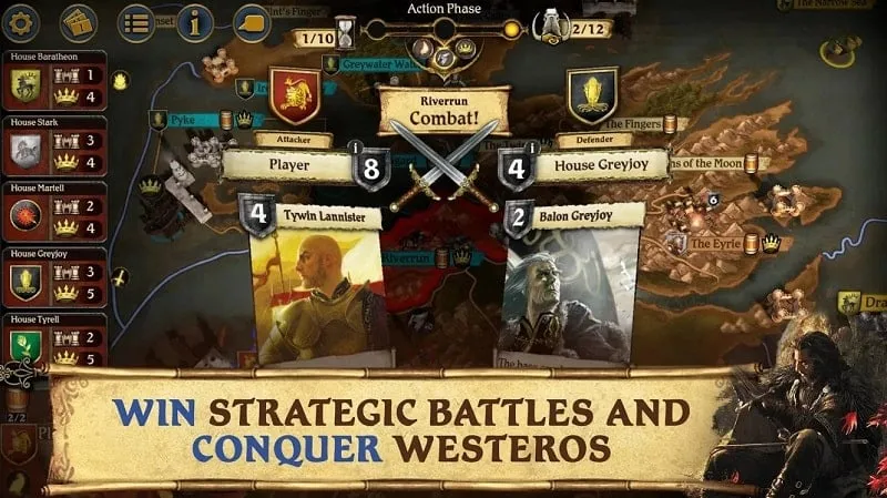 Displaying the download button for A Game of Thrones.