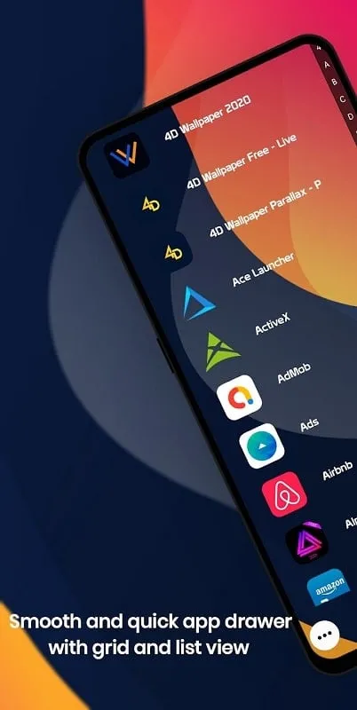 Animasi halus di Ace Smart Launcher Prime MOD