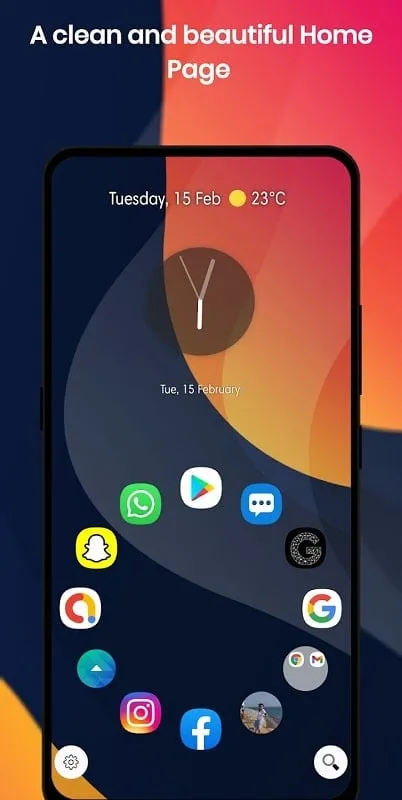 Tampilan antarmuka Ace Smart Launcher Prime Mod dengan fitur premium