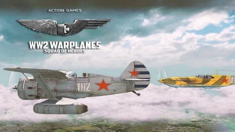 Different airplane models available in Ace Squadron.