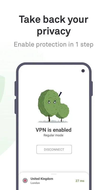 AdGuard VPN Mod destacando os recursos de segurança