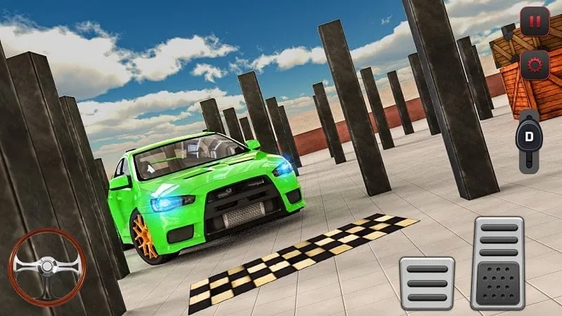 Panduan instalasi Advance Car Parking Games MOD APK di HP Android.