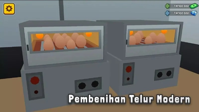 Screenshot dari Aku si JURAGAN AYAM menampilkan berbagai jenis ayam yang tersedia untuk dibeli.