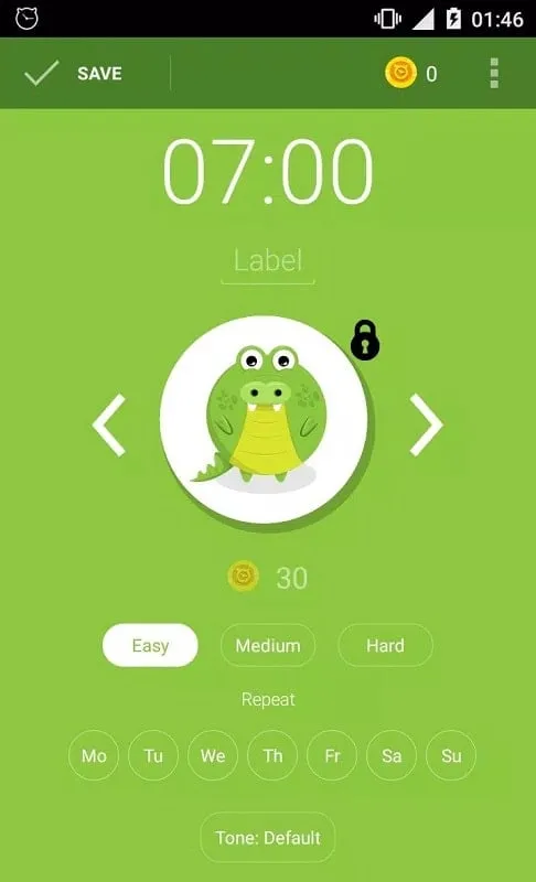 Alarm Clock mod apk displaying timer functionality