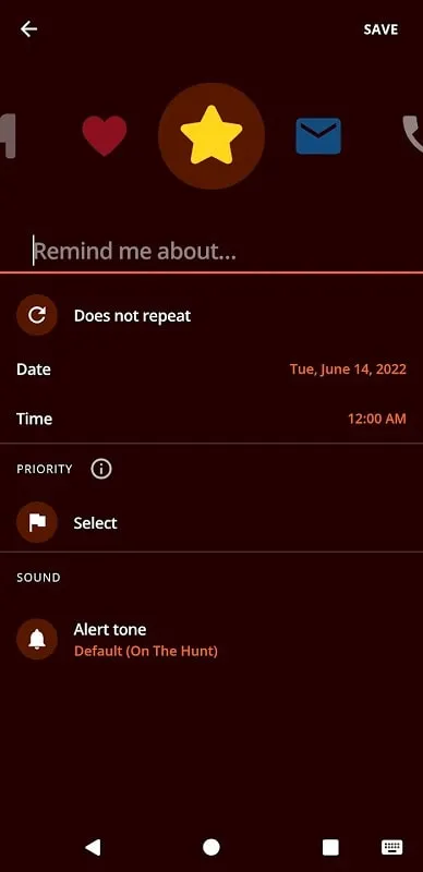 Alarm Clock Xtreme mod settings overview