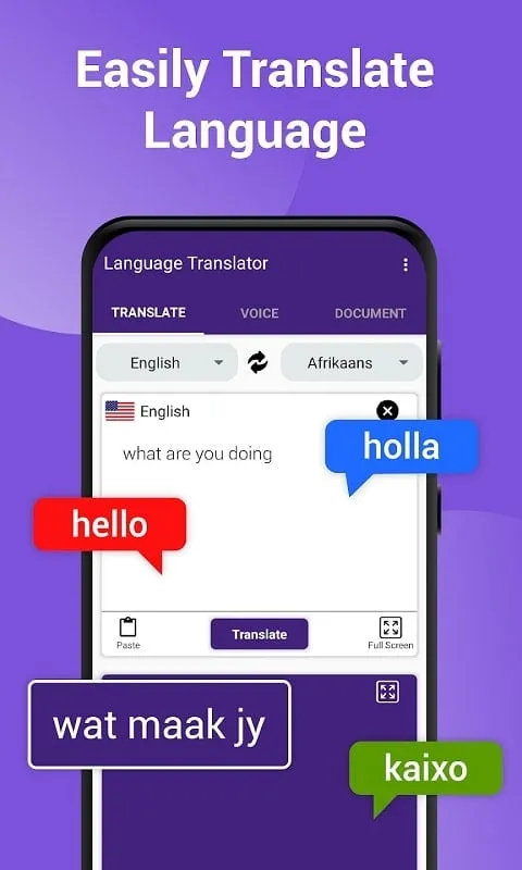 All world Language Translator using camera for translation