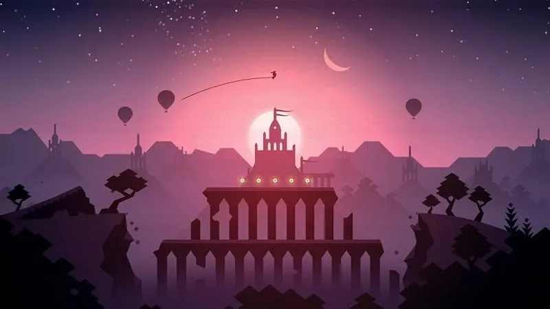 Alto's Odyssey com dinheiro infinito - screenshot do jogo