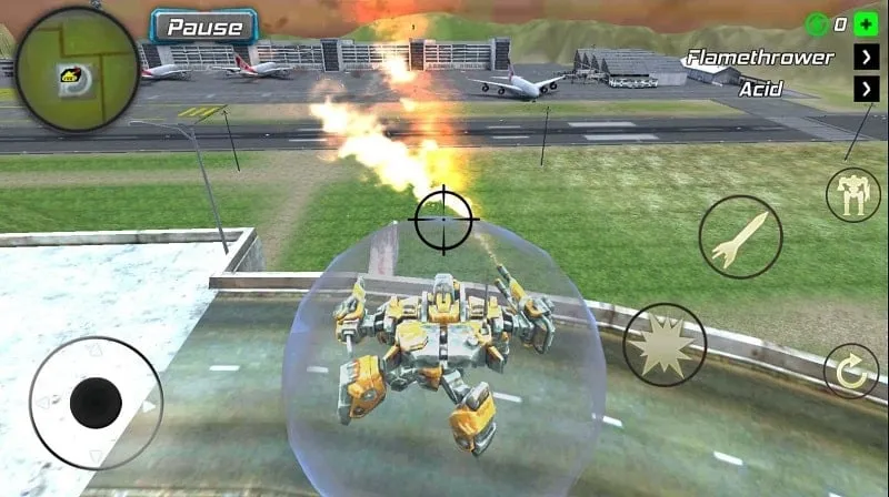 In-game screenshot demonstrating the use of unlimited skills