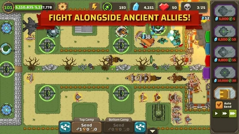 Ancient Allies Tower Defense mod apk unlimited money