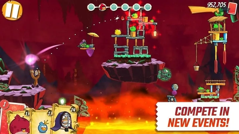 Cài đặt Angry Birds 2 MOD APK trên thiết bị Android.