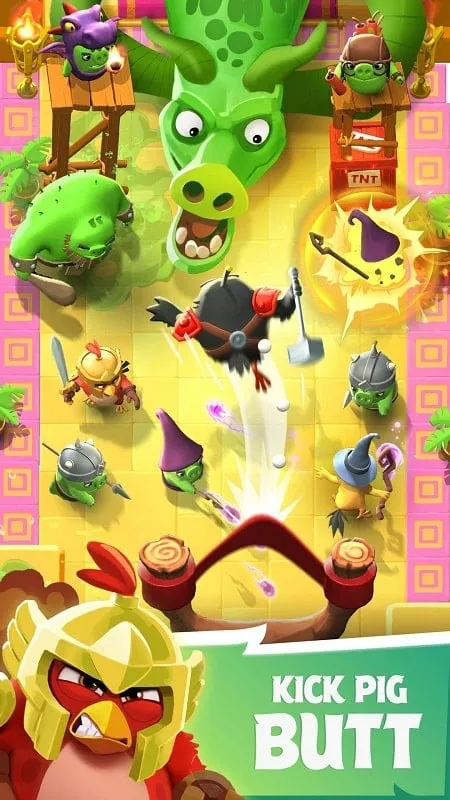 Jugabilidad de Angry Birds Kingdom en Android