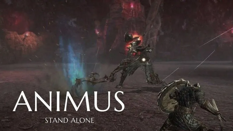 Main character from Animus Stand Alone in action.