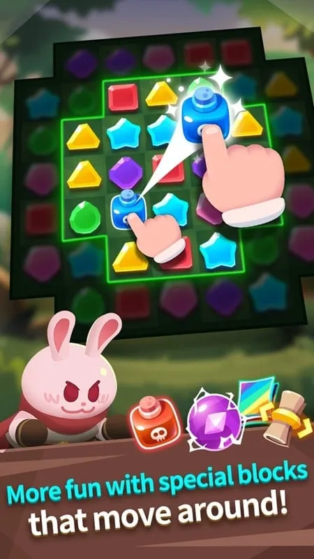 Berhasil menginstal Anipang Matchlike MOD APK.