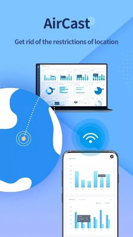 ApowerMirror mostrando recursos de interação com a tela