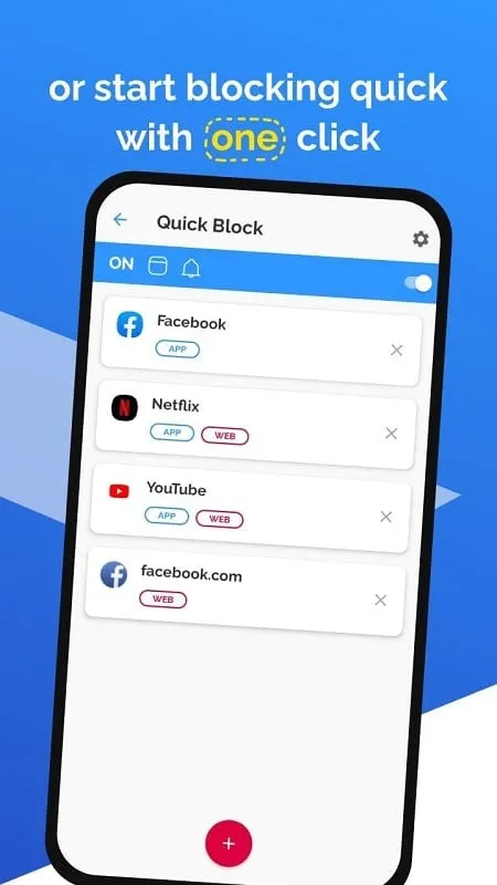 Tutorial penggunaan AppBlock yang menunjukkan pembuatan profil