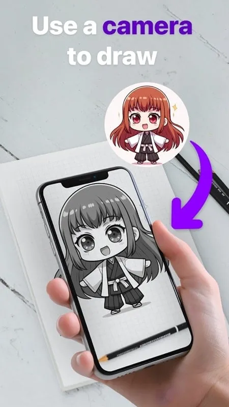 AR Draw Sketch mod advanced settings