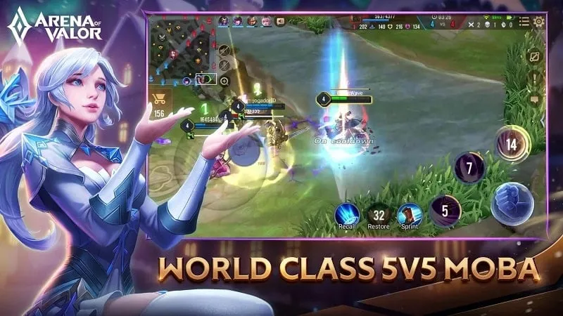 Utilizando la función Mapa Revelado en Arena of Valor.