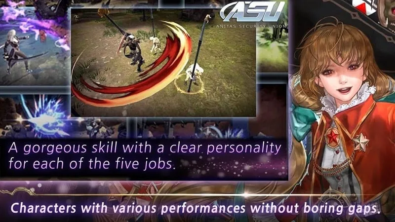 Gameplay of ASU showcasing the fast attack feature.