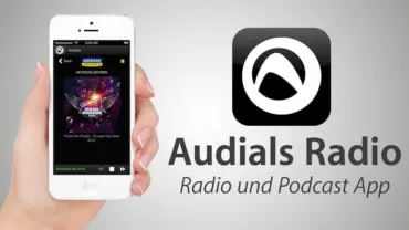 Audials Radio Pro mod interface showing premium features