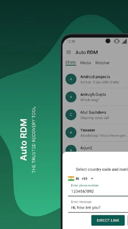 Auto RDM MOD APK file recovery process
