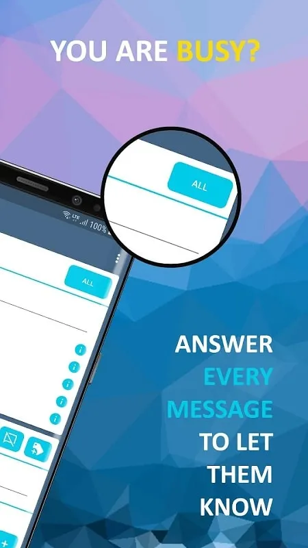 Giao diện AutoResponder for Telegram mod hiển thị các tính năng premium