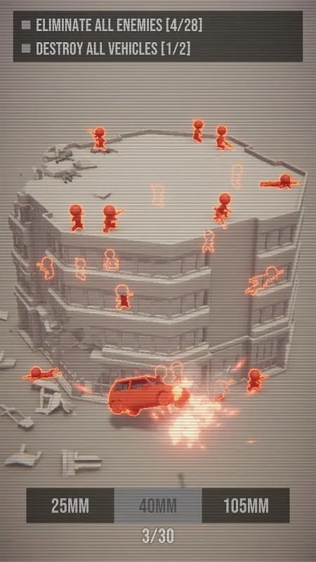 Upgrading weapons in Base Attack.