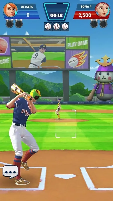 Screenshot of the game Baseball Club PvP Multiplayer showcasing the tournament mode.