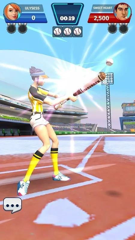 Screenshot of the game Baseball Club PvP Multiplayer showing the character customization screen.
