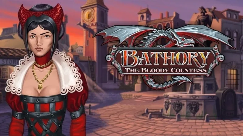 Main screen of the Bathory game, showcasing the eerie atmosphere and intricate details of the haunted castle environment.