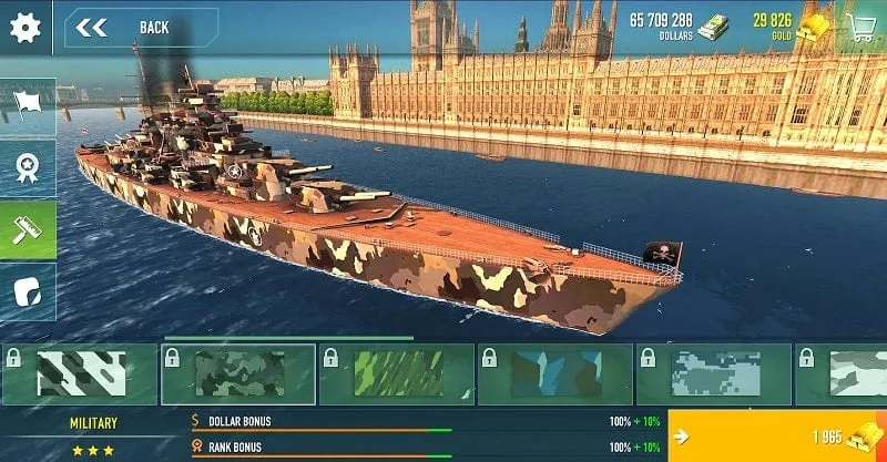 Customizing Warships in Battle of Warships