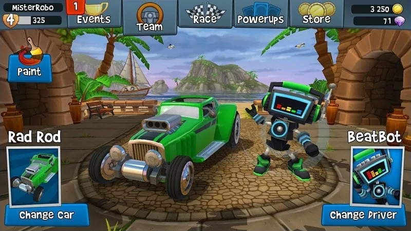 Hướng dẫn cài đặt Beach Buggy Racing 2 MOD APK trên điện thoại Android.