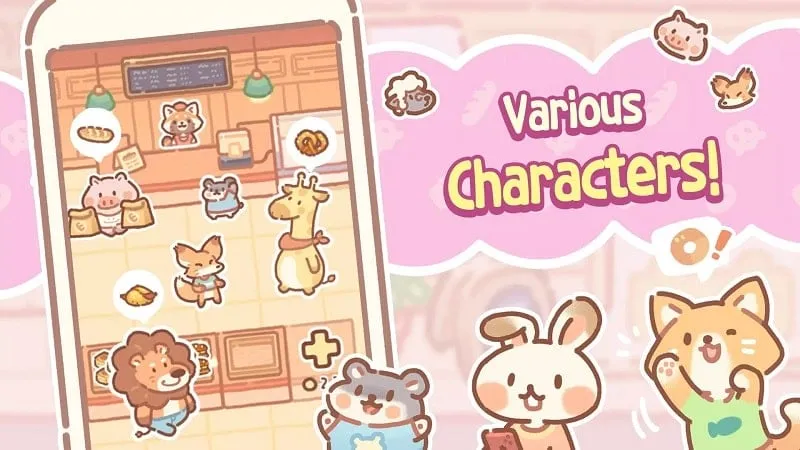 Close-up of a decorated cake from the game Bear Bakery.