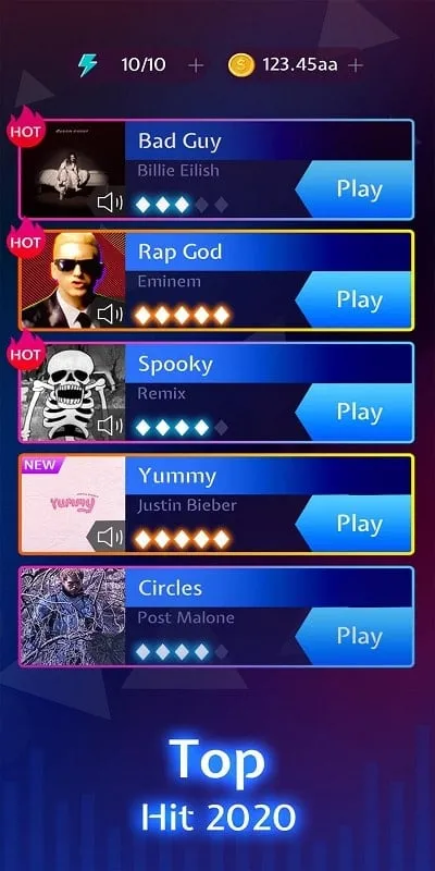 Demonstrating the high-quality graphics of Beat Blade: Dash Dance.
