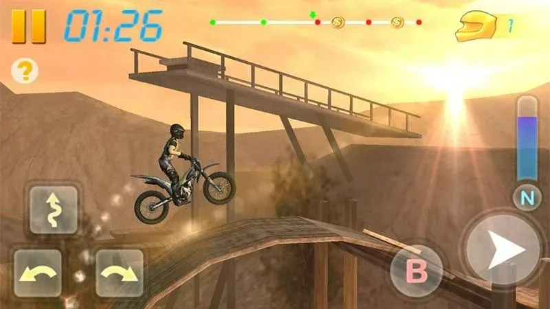 Exploring different bike options in Bike Racing 3D.