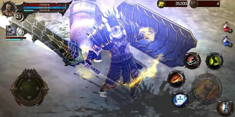 Panduan instalasi BloodWarrior:Offline MOD APK di HP Android.