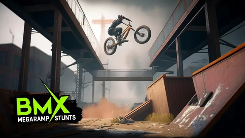 Hình ảnh game BMX Megaramp Stunts MOD APK