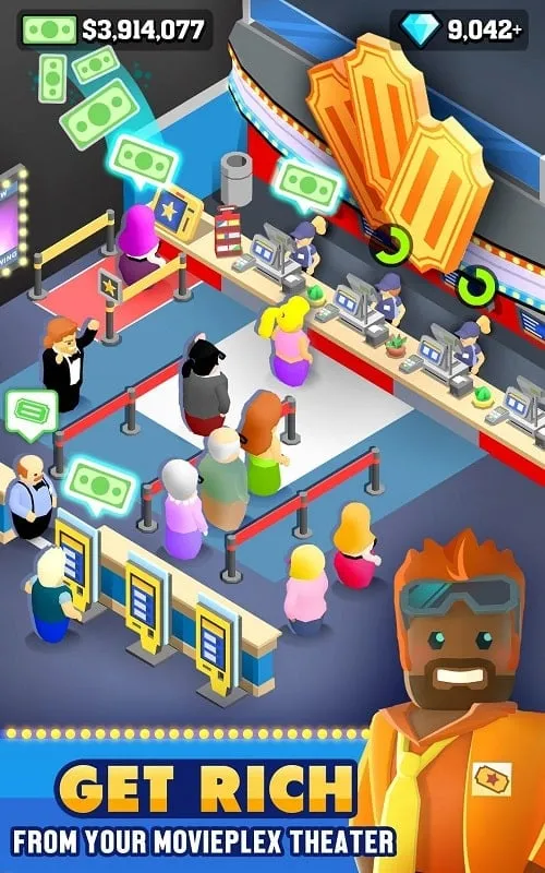 Box Office Tycoon in-game shop.