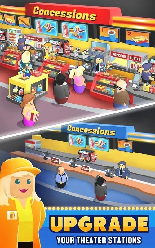 Box Office Tycoon VIP event screenshot.