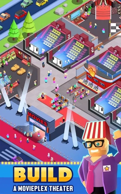 Box Office Tycoon gameplay screenshot.