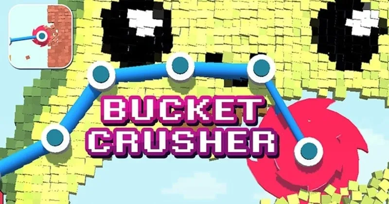 Destruindo um prédio com uma motosserra no Bucket Crusher.