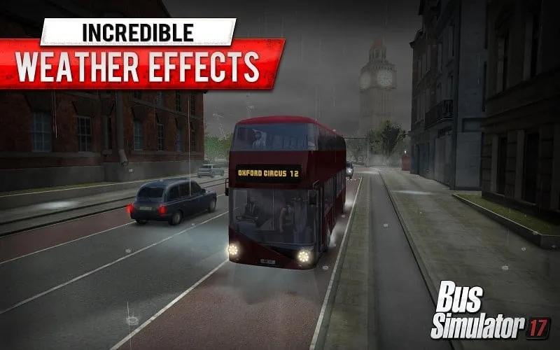 Screenshot of the game displaying various bus models available for selection.