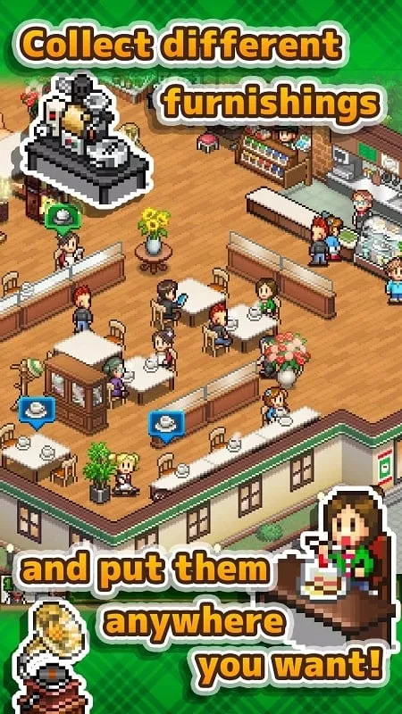 Baixando Cafe Master Story em um celular Android.