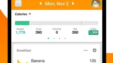 Calorie Counter by Lose It mod interface showing premium features