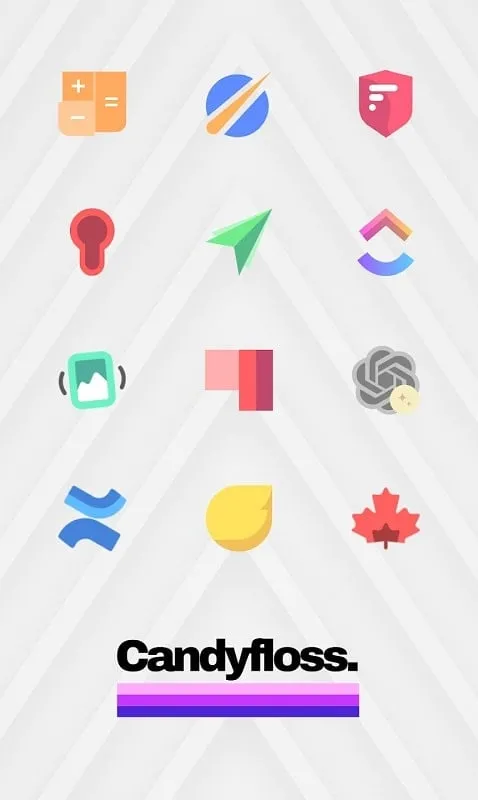 Handcrafted lines of CandyFloss Icon Pack icons
